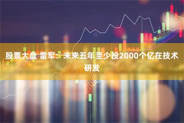 股票大盘 雷军:未来五年至少投2000个亿在技术研发